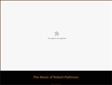 Tablet Screenshot of myrobertpattinson.com